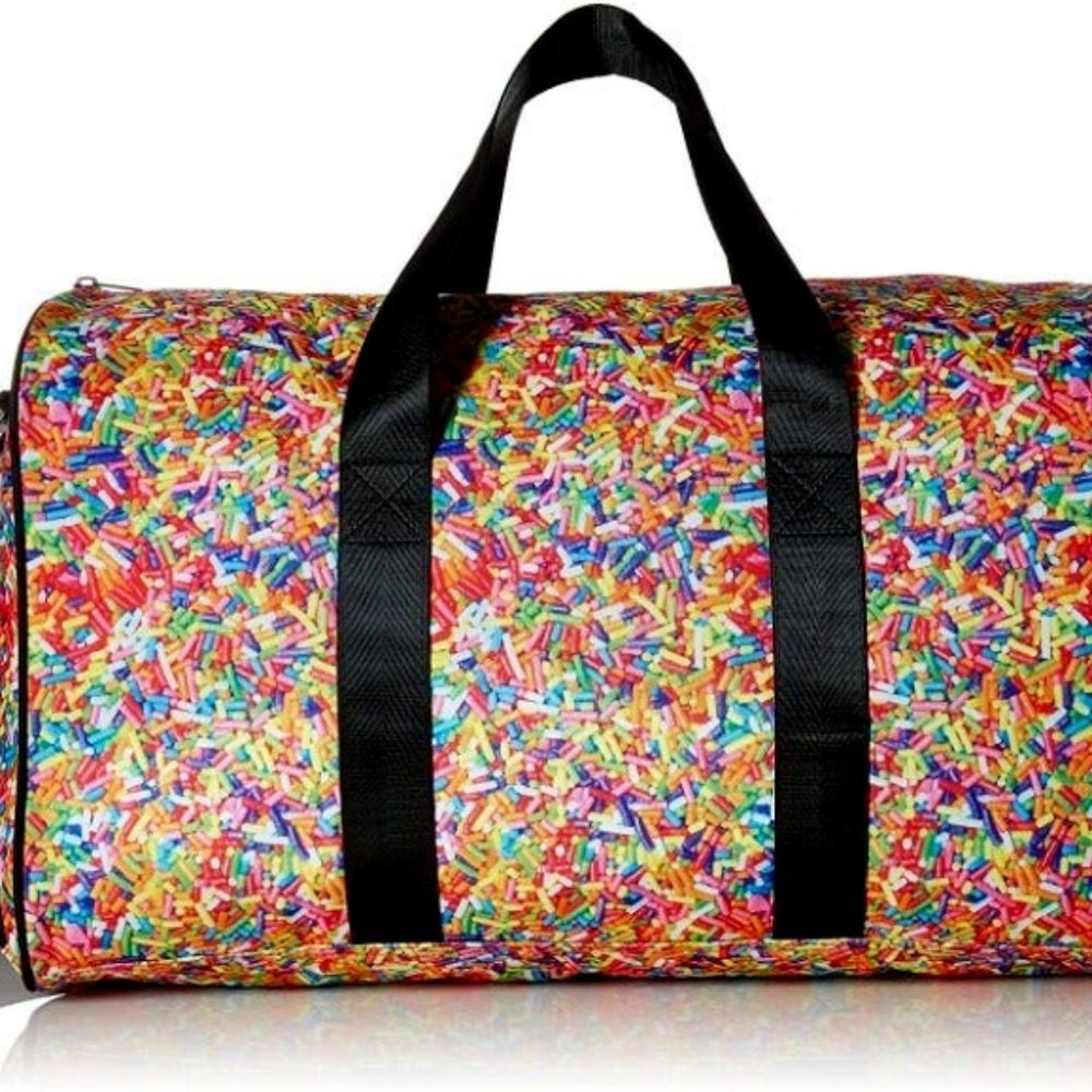 SWEETZ A RIFFIC SPRINKLES DUFFLE BAG